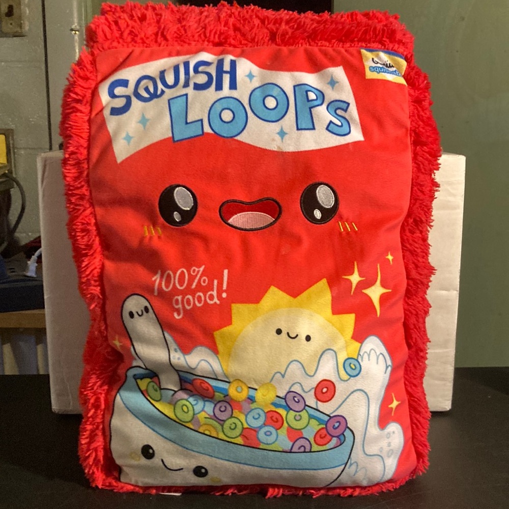 Squishable Red Comfort Food Cereal Box Plush 20”